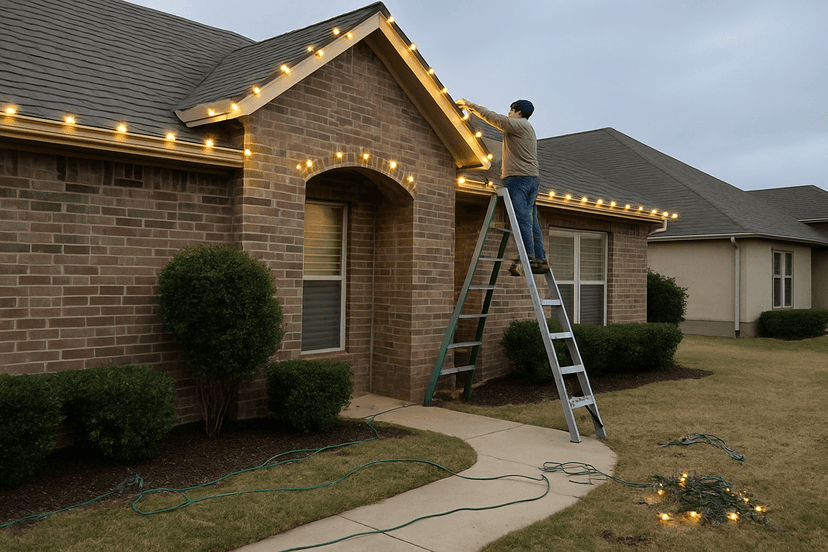 Custom Christmas Lighting